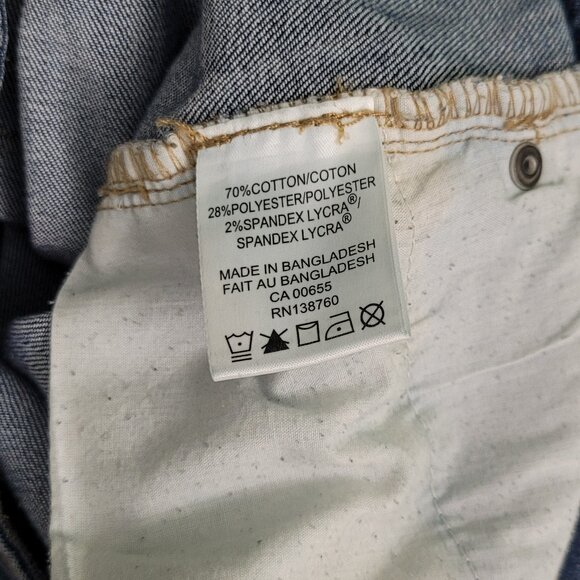 R Jeans Women's Blue Cotton Blend Pockets Mid Rise Regular Fit Straight Leg Jean - Picture 9 of 13